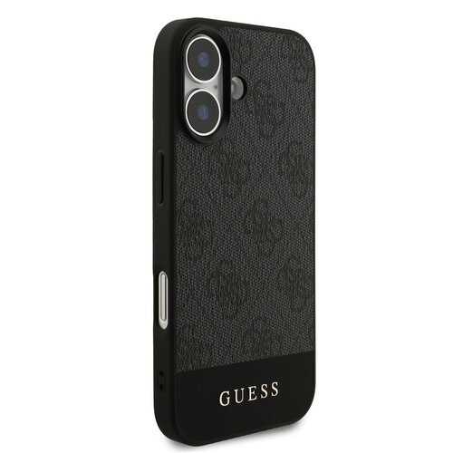 Guess Guess iPhone 17 Backcover hoesje - 4G Bottom Stripe - Grijs