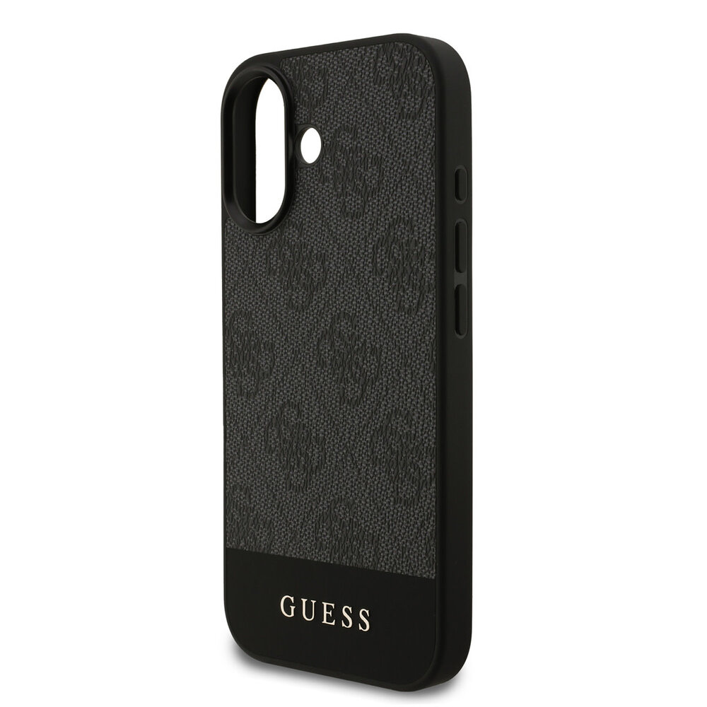 Guess Guess iPhone 17 Back cover case - 4G Bottom Stripe - Grey Guess Guess iPhone 17 Back cover case - 4G Bottom Stripe - Grey
