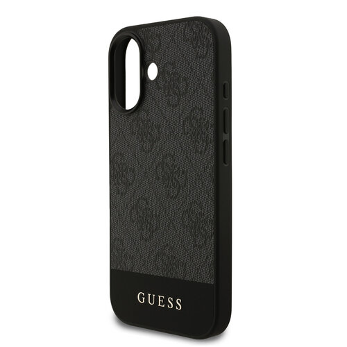 Guess Guess iPhone 17 Back cover coque - 4G Bottom Stripe - Gris