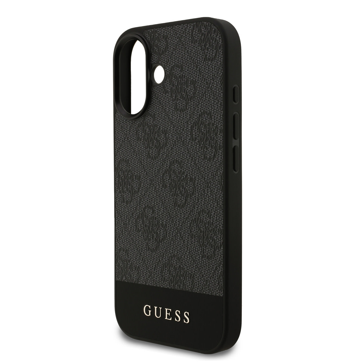Guess Guess iPhone 17 Backcover hoesje - 4G Bottom Stripe - Grijs, foto 5 van 6
