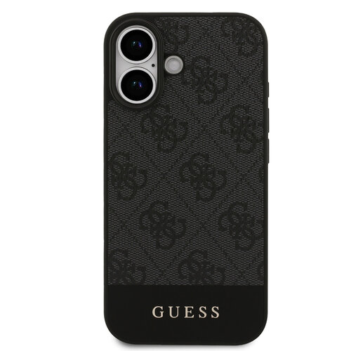 Guess Guess iPhone 17 Backcover hoesje - 4G Bottom Stripe - Grijs