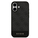 Guess Guess iPhone 17 Back cover coque - 4G Bottom Stripe - Gris Guess Guess iPhone 17 Back cover coque - 4G Bottom Stripe - Gris