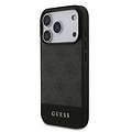 Guess Guess iPhone 17 Pro/iPhone 18 Pro Coque arrière Bande 4G en bas - Gris