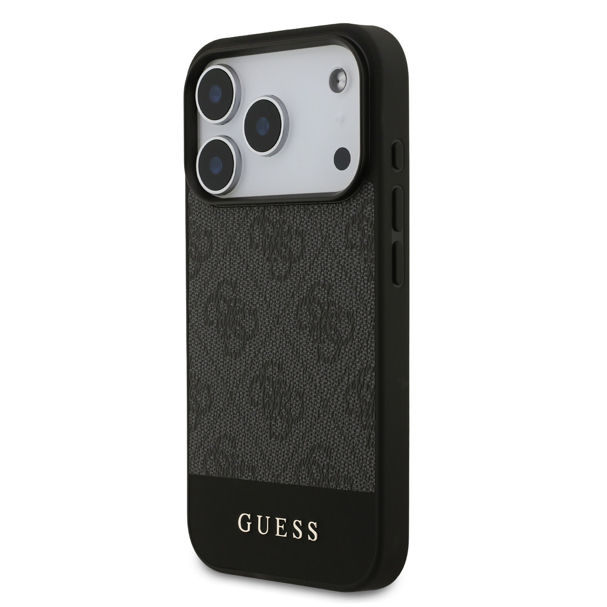 Guess Guess iPhone 17 Pro Backcover hoesje - 4G Bottom Stripe - Grijs, foto 2 van 6