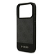 Guess Guess iPhone 17 Pro Back-Cover hul - 4G Bottom Stripe - Grau Guess Guess iPhone 17 Pro Back-Cover hul - 4G Bottom Stripe - Grau