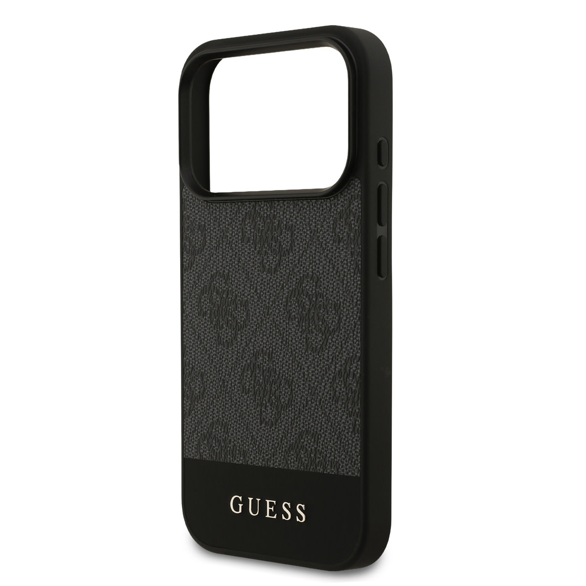 Guess Guess iPhone 17 Pro Backcover hoesje - 4G Bottom Stripe - Grijs, foto 5 van 6