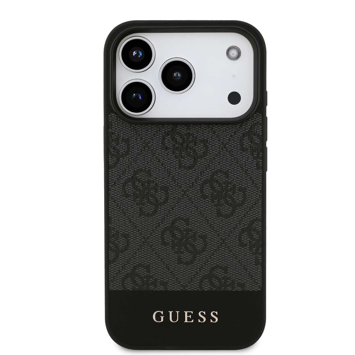 Guess Guess iPhone 17 Pro Backcover hoesje - 4G Bottom Stripe - Grijs, foto 3 van 6
