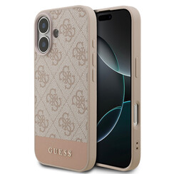 Guess iPhone 17 Backcover hoesje - 4G Bottom Stripe - Roze