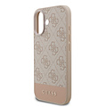 Guess Guess iPhone 17 Backcover hoesje - 4G Bottom Stripe - Roze