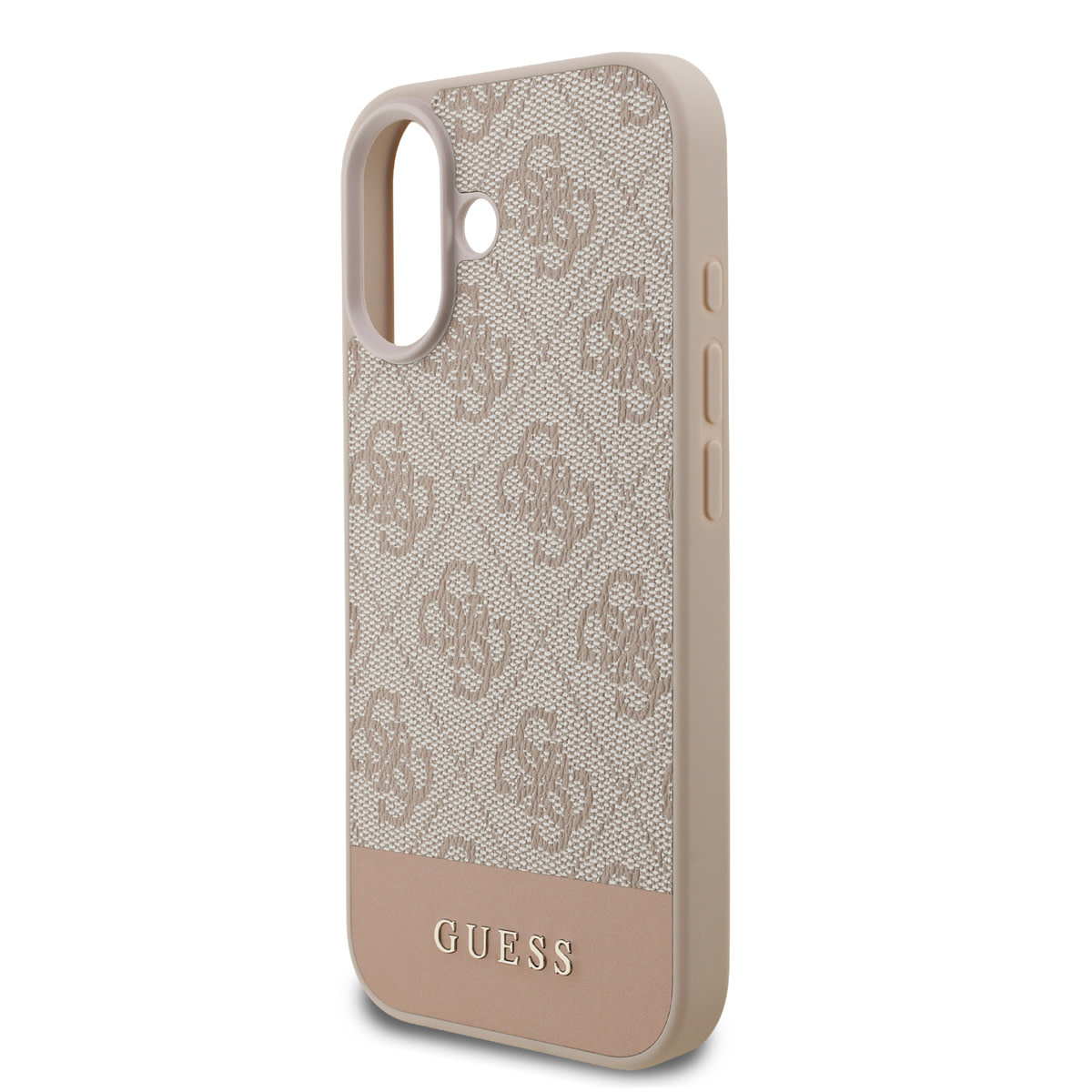 Guess Guess iPhone 17 Backcover hoesje - 4G Bottom Stripe - Roze, foto 5 van 6