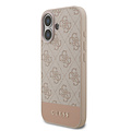 Guess Guess iPhone 17 Back cover case - 4G Bottom Stripe - Pink