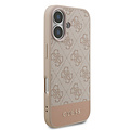 Guess Guess iPhone 17 Back cover case - 4G Bottom Stripe - Pink