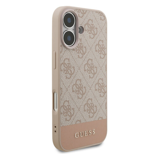 Guess Guess iPhone 17 Backcover hoesje - 4G Bottom Stripe - Roze