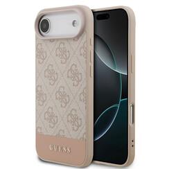 Guess iPhone 17 Air Back cover case - 4G Bottom Stripe - Pink