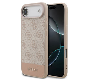 Guess Guess iPhone 17 Air Back cover case - 4G Bottom Stripe - Pink Guess Guess iPhone 17 Air Back cover case - 4G Bottom Stripe - Pink