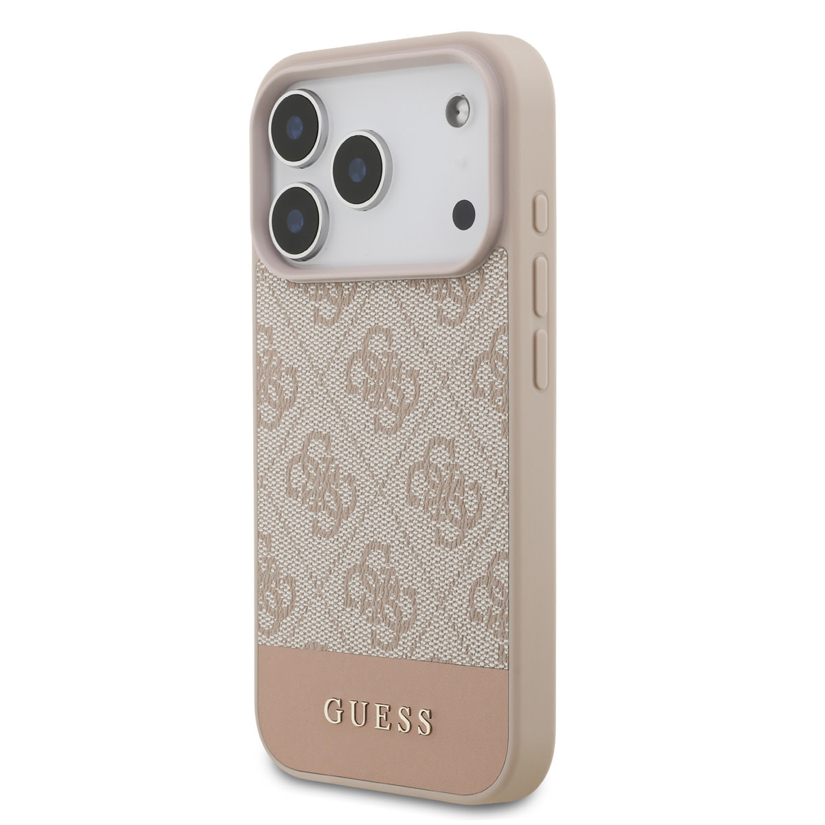 Guess Guess iPhone 17 Pro Backcover hoesje - 4G Bottom Stripe - Roze, foto 2 van 6