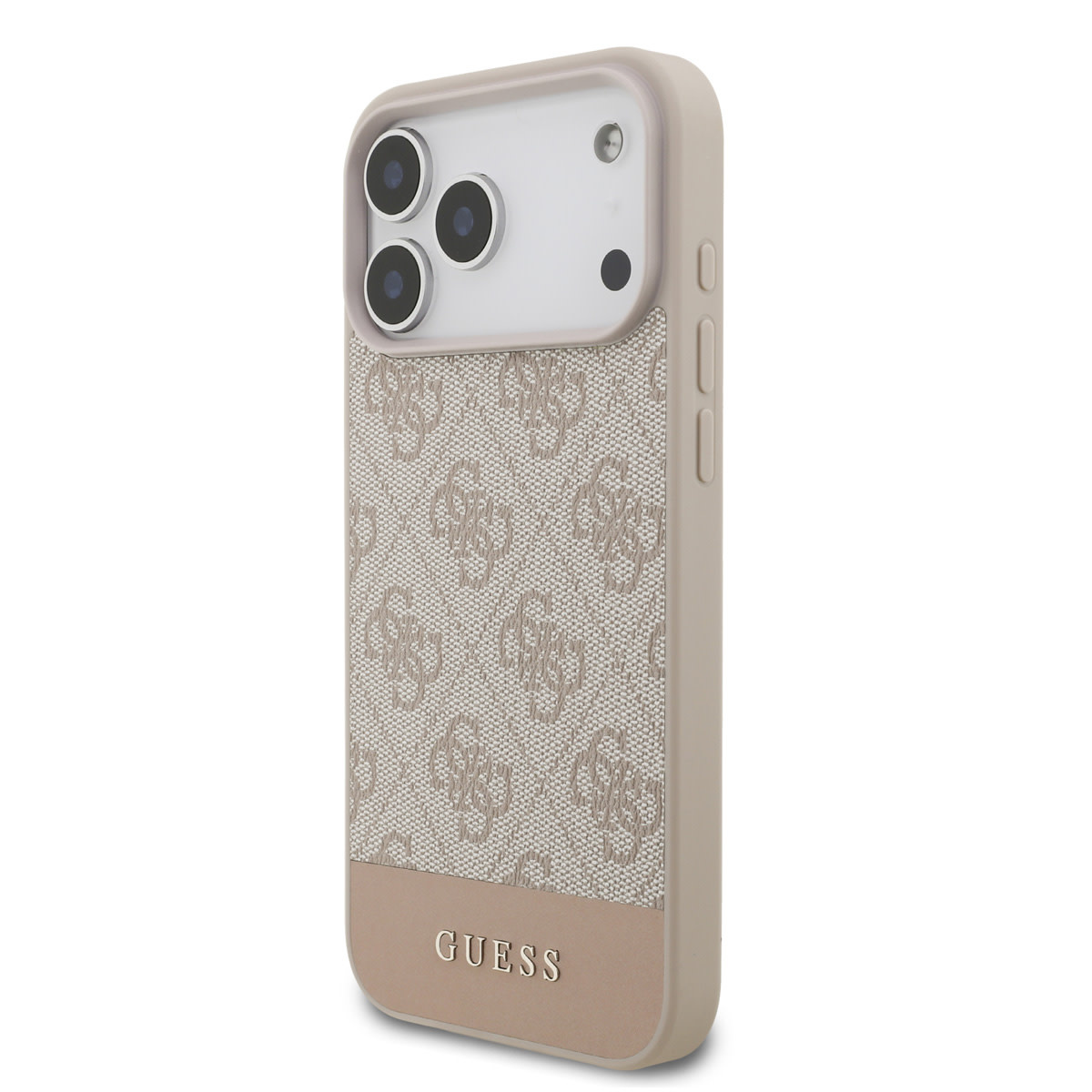 Guess Guess iPhone 17 Pro Max Backcover hoesje - 4G Bottom Stripe - Roze, foto 2 van 6