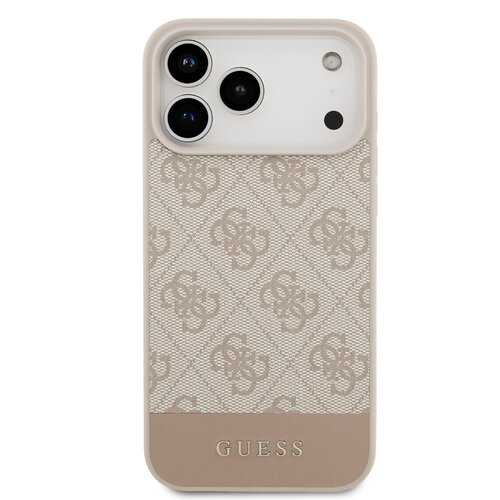 Guess Guess iPhone 17 Pro Max/iPhone 18 Pro Max Handyhülle 4G-Streifen am unteren Rand - Rosa