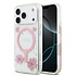 Guess iPhone 17 Pro Back cover case - Magsafe - Resin Flowers Design - Pink Guess iPhone 17 Pro Back cover case - Magsafe - Resin Flowers Design - Pink