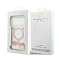 Guess Guess iPhone 17 Pro/iPhone 18 Pro Handyhülle MagSafe Blumendesign aus Kunstharz - Rosa