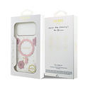 Guess Guess iPhone 17 Pro Max/iPhone 18 Pro Max Coque arrière MagSafe Motif floral en résine - Rose