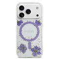 Guess Guess iPhone 17 Pro/iPhone 18 Pro Handyhülle MagSafe Blumendesign aus Kunstharz - Violett