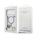 Guess Guess iPhone 17 Pro Max/iPhone 18 Pro Max Handyhülle MagSafe Blumendesign aus Kunstharz - Violett