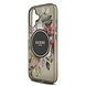 Guess Guess iPhone 17 Back cover coque - Magsafe - IML Flowers with Pearl Strap - Noir Guess Guess iPhone 17 Back cover coque - Magsafe - IML Flowers with Pearl Strap - Noir