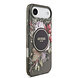 Guess Guess iPhone 17 Air Back-Cover hul - Magsafe - IML Flowers with Pearl Strap - Schwarz