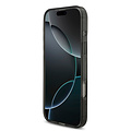 Guess Guess iPhone 17 Pro Max/iPhone 18 Pro Max Coque arrière MagSafe Motif floral IML avec dragonne perlée - Noir