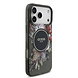 Guess Guess iPhone 17 Pro Max Back cover coque - Magsafe - IML Flowers with Pearl Strap - Noir Guess Guess iPhone 17 Pro Max Back cover coque - Magsafe - IML Flowers with Pearl Strap - Noir
