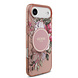 Guess Guess iPhone 17 Air Backcover hoesje - Magsafe - IML Flowers with Pearl Strap - Roze Guess Guess iPhone 17 Air Backcover hoesje - Magsafe - IML Flowers with Pearl Strap - Roze