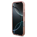 Guess Guess iPhone 17 Pro/iPhone 18 Pro Handyhülle MagSafe IML-Blumendesign mit Perlenband - Rosa