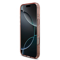 Guess Guess iPhone 17 Pro Max/iPhone 18 Pro Max Coque arrière MagSafe Motif floral IML avec dragonne perlée - Rose