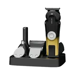 Green Lion 6 in 1 Trim Pro Grooming Kit - Schwarz