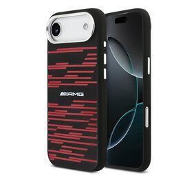 AMG AMG iPhone 17 Air Backcover hoesje - Magsafe - Red Line Graphics - Zwart AMG AMG iPhone 17 Air Backcover hoesje - Magsafe - Red Line Graphics - Zwart