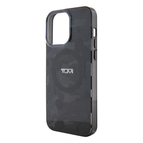 Tumi Tumi iPhone 15 Pro Max Back cover case - Magsafe - Camouflage Print - Gey