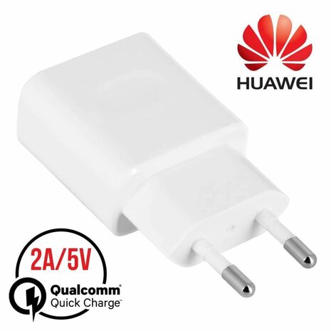Huawei universal adapter with 1m USB-C Cable - Fast Charge - White