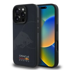 Red Bull Racing iPhone 16 Pro Max Back cover coque - Magsafe - Meshed - Debossed Bull - Navy