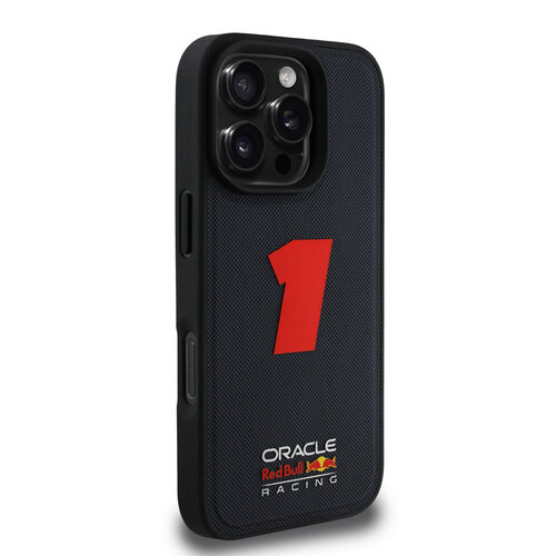 Red Bull Racing Red Bull Racing iPhone 16 Pro Max Back-Cover hul - Magsafe - Meshed - 3D Rubber Number 1 - Navy
