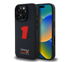 Red Bull Racing Red Bull Racing iPhone 16 Pro Max Backcover hoesje - Magsafe - Meshed - 3D Rubber Number 1 - Navy Red Bull Racing Red Bull Racing iPhone 16 Pro Max Backcover hoesje - Magsafe - Meshed - 3D Rubber Number 1 - Navy