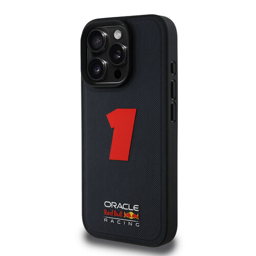 Red Bull Racing Red Bull Racing iPhone 16 Pro Max Back-Cover hul - Magsafe - Meshed - 3D Rubber Number 1 - Navy