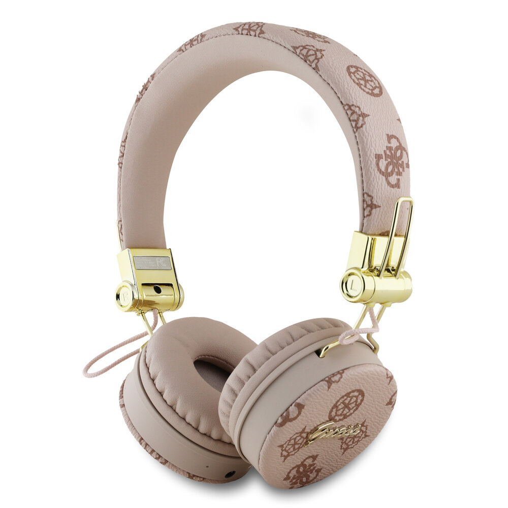 Guess Guess Bluetooth Headphones - Peony Script - Round Shape - Bruin Guess Guess Bluetooth Headphones - Peony Script - Round Shape - Bruin