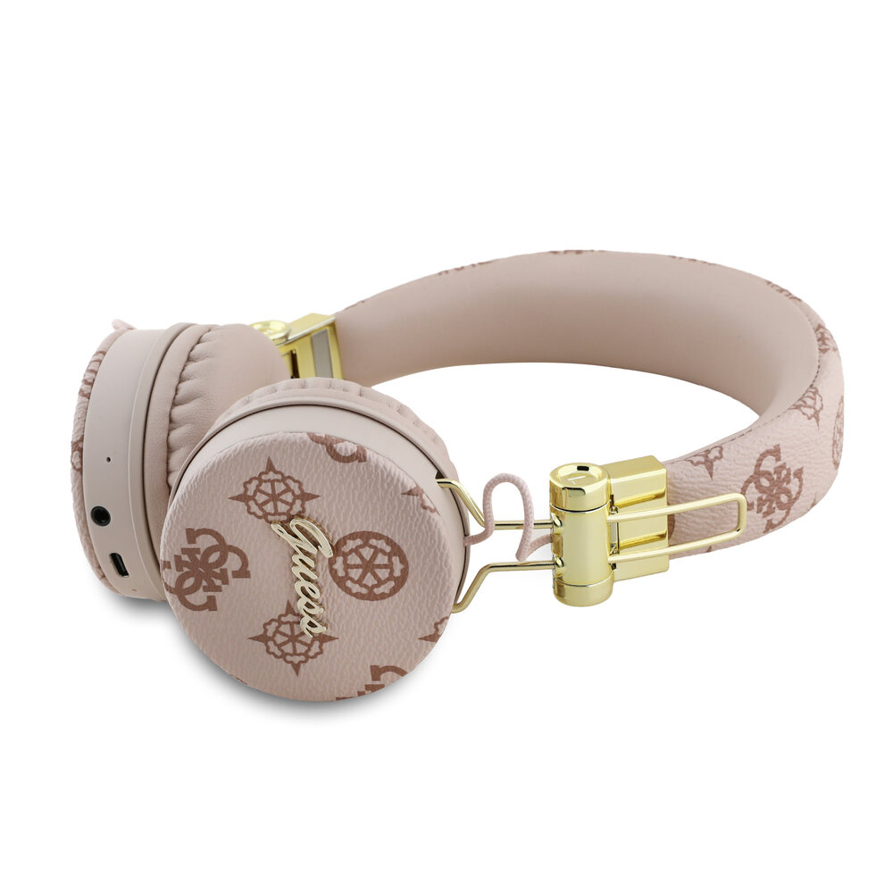 Guess Guess Bluetooth Headphones - Peony Script - Round Shape - Bruin Guess Guess Bluetooth Headphones - Peony Script - Round Shape - Bruin