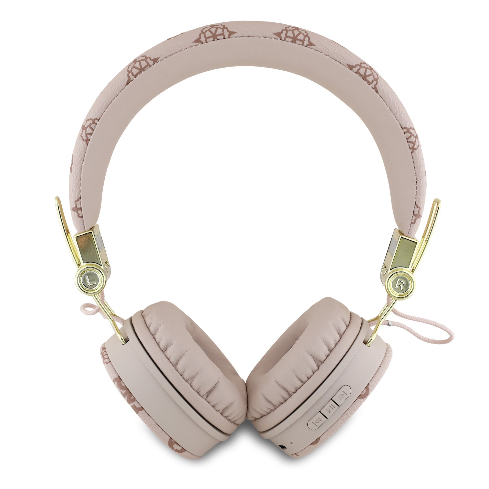 Guess Guess Bluetooth Headphones - Peony Script - Round Shape - Bruin, foto 3 van 3