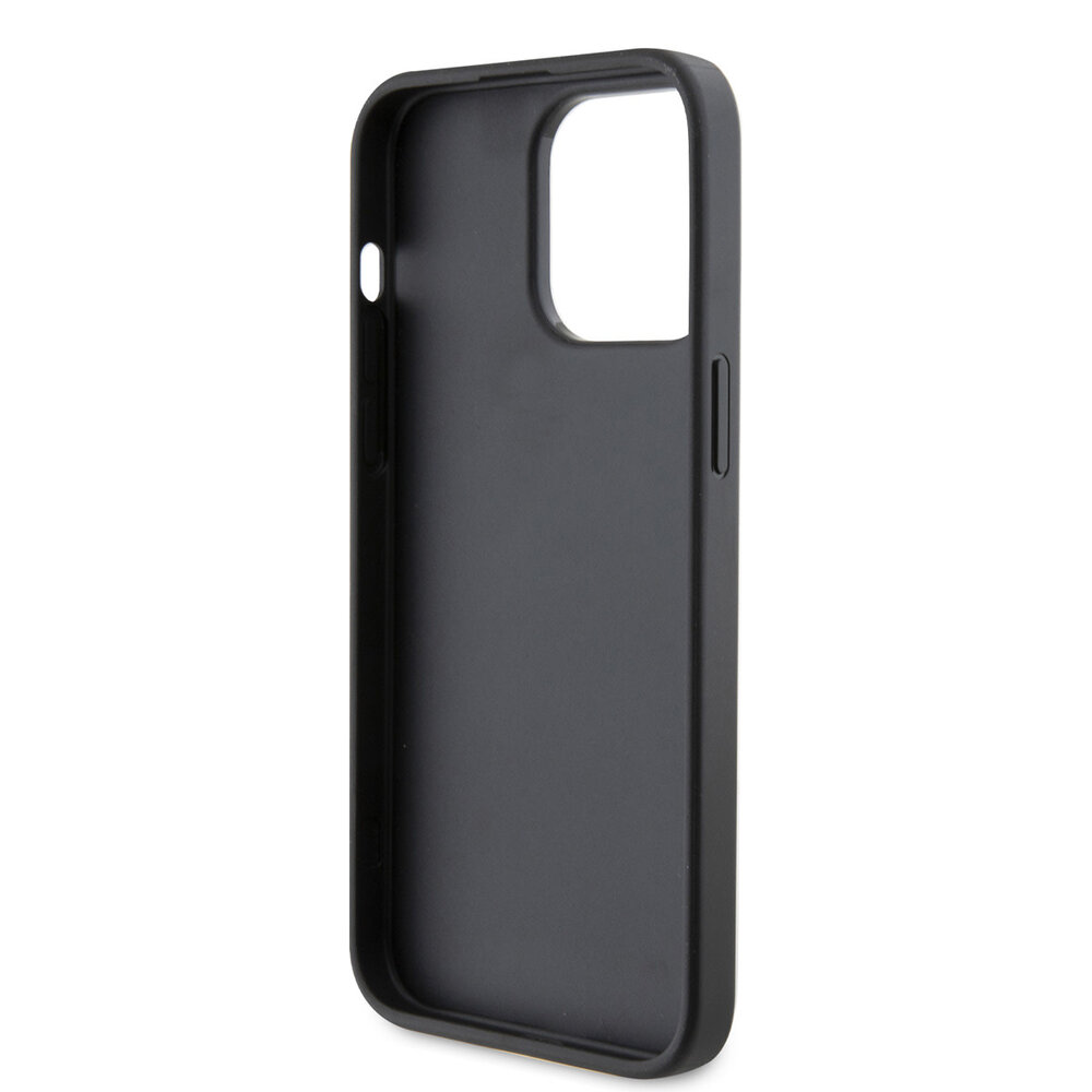 Karl Lagerfeld Karl Lagerfeld iPhone 15 Pro Max Backcover hoesje - Fixed Glitter - Ikonik K Logo - Zilver Karl Lagerfeld Karl Lagerfeld iPhone 15 Pro Max Backcover hoesje - Fixed Glitter - Ikonik K Logo - Zilver