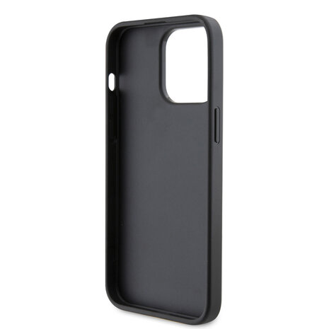 Karl Lagerfeld Karl Lagerfeld iPhone 15 Pro Max Backcover hoesje - Fixed Glitter - Ikonik K Logo - Zilver Karl Lagerfeld Karl Lagerfeld iPhone 15 Pro Max Backcover hoesje - Fixed Glitter - Ikonik K Logo - Zilver