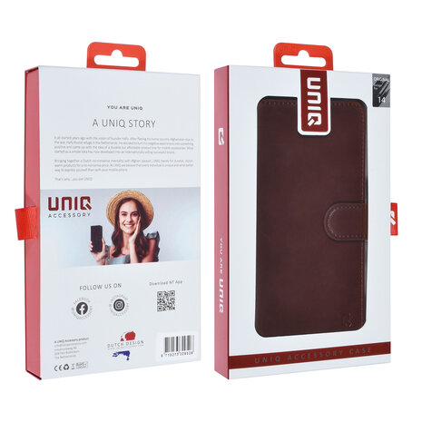 UNIQ Accessory UNIQ Accessory iPhone 14 & 13 Book Case - 2 in 1 Book type and back cover card holder - Rood UNIQ Accessory UNIQ Accessory iPhone 14 & 13 Book Case - 2 in 1 Book type and back cover card holder - Rood