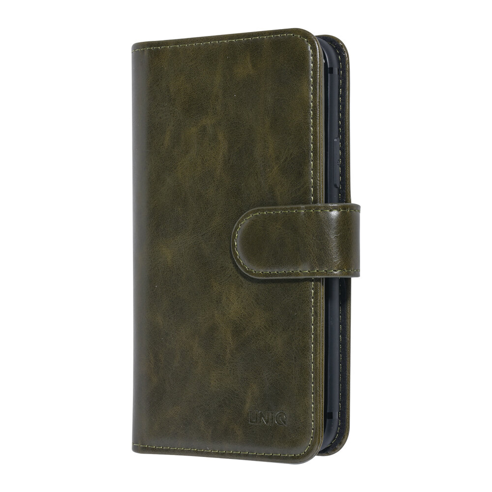 UNIQ Accessory UNIQ Accessory Book type housse iPhone 11 Pro - Porte-cartes - Fermeture magnétique - Vert foncé UNIQ Accessory UNIQ Accessory Book type housse iPhone 11 Pro - Porte-cartes - Fermeture magnétique - Vert foncé