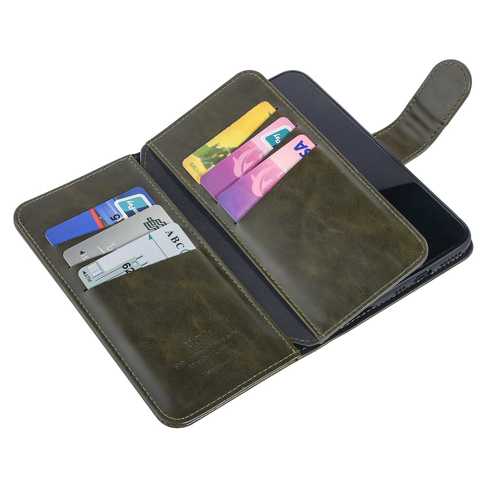 UNIQ Accessory UNIQ Accessory Book type housse iPhone 11 Pro - Porte-cartes - Fermeture magnétique - Vert foncé UNIQ Accessory UNIQ Accessory Book type housse iPhone 11 Pro - Porte-cartes - Fermeture magnétique - Vert foncé